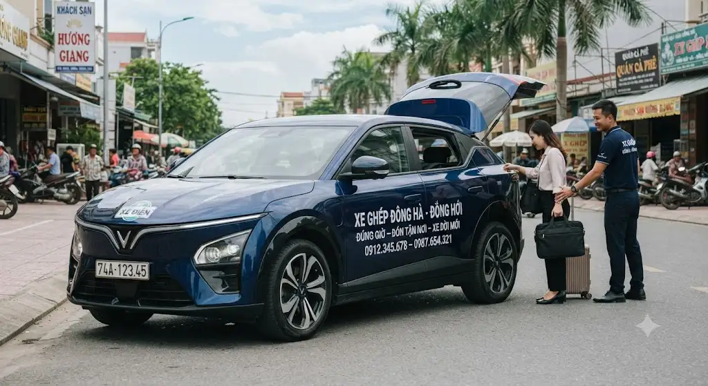 Xe Ghép Đông Hà Đi Đồng Hới Cho Khách Công Tác | Đúng Giờ – Đón Tận Nơi – Xe Đời Mới